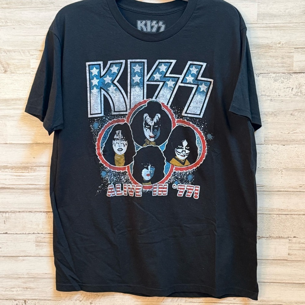 Kiss Alive in ‘77 T Shirt Size L